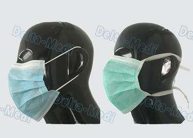Tipo eliminabile di Earloop della maschera di protezione dell'ospedale comodo 3 strati di resistenza del liquido
