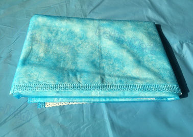 Colore blu eliminabile delle lenzuola della cucitura ultrasonica con buona affinità della pelle, prova dell'acqua, uso dell'esame